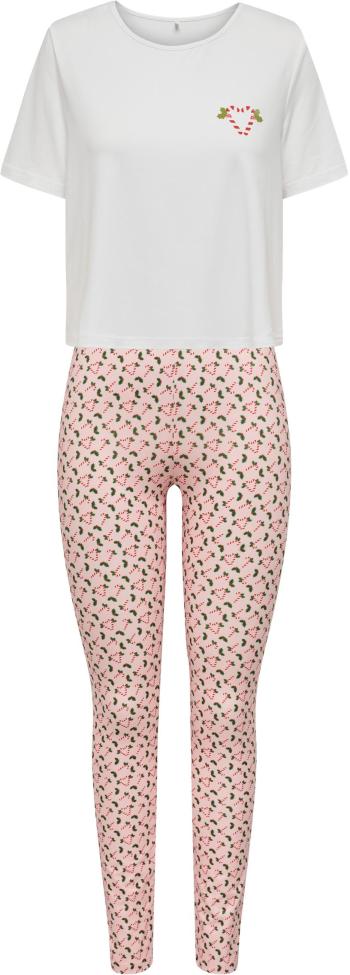 ONLY Pijamale pentru femei ONLLIGA 15304968 Pale Liliac XS