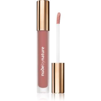 Nude by Nature Satin Liquid Lipstick ruj cremos cu finisaj satinat culoare 04 Soft Petal 3,75 ml