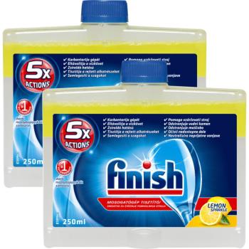 Finish Dishwasher Cleaner Lemon curățător pentru mașina de spălat vase pachet duo