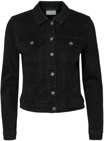 Vero Moda Jachetă din denim pentru femei VMHOTSOYA 10193085 Black XL