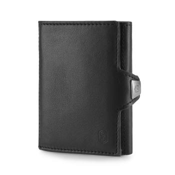 Slimpuro TRYO Slim Wallet 5 carduri pentru monede, 9,2 x 2,2 x 7,5 cm (L x Î x l), protecție RFID