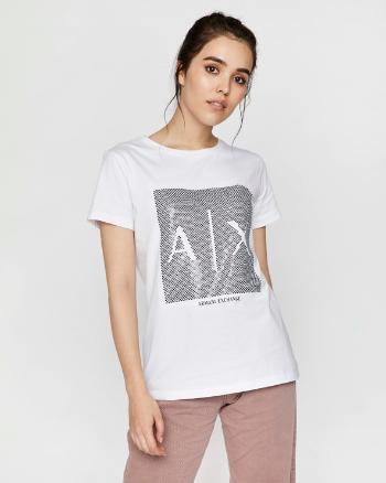 Armani Exchange Tricou Alb