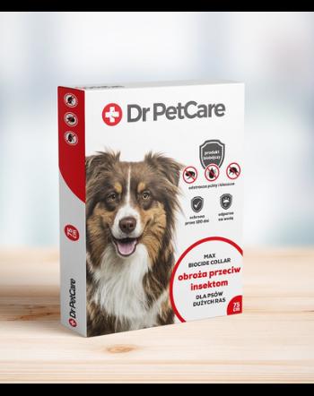 Dr PetCare MAX Biocide Collar Zgarda impotriva puricilor si capuselor 75 cm 2 buc.