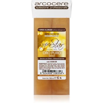 Arcocere Professional Wax Oro Puro Gold ceară depilatoare cu particule stralucitoare Refil 100 ml