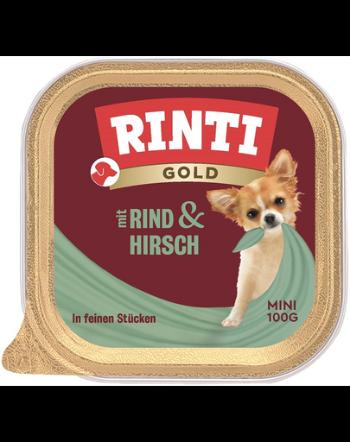 RINTI Gold Mini Arome mixte pentru caini de rase mici 18x100 g