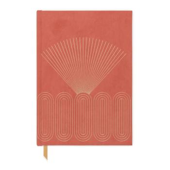 Agendă nedadată 192 pagini A5 Bright Terra Cotta – DesignWorks Ink