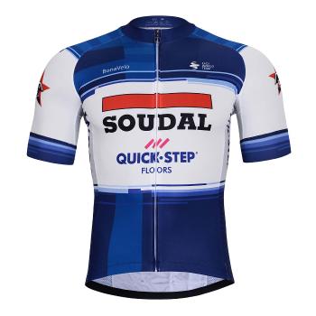 
                         Tricou de ciclism cu mânecă scurtă - SOUDAL QUICK-STEP 24 
                