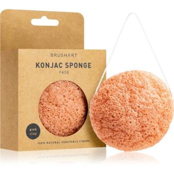 BrushArt Home Salon Konjac sponge burete exfoliant blând facial Pink Clay 4 g