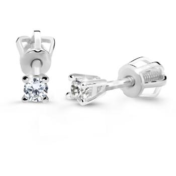 Cutie Diamonds CerceiMinimalisti din aur alb cu diamante  DZ60129-30-00-X-2