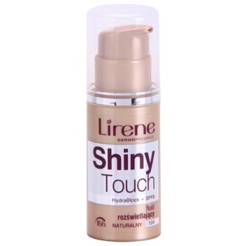 Lirene Shiny Touch machiaj lichid lucios 16 de ore culoare 104 Natural (SPF 8) 30 ml