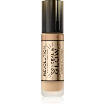 Makeup Revolution Conceal & Glow machiaj de stralucire pentru un look natural culoare F7 23 ml
