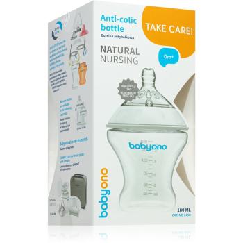 BabyOno Take Care biberon pentru sugari anti-colici 0m+ 180 ml