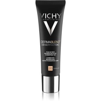 Vichy Dermablend 3D Correction Corecție pentru netezirea machiajului SPF 25 culoare 20 Vanilla 30 ml