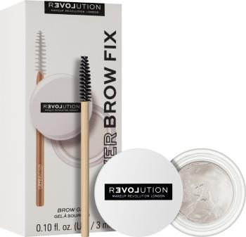 Revolution Gel pentru fixarea sprâncenelor Relove Power Brow Fix Clear (Brow Gel) 3 ml