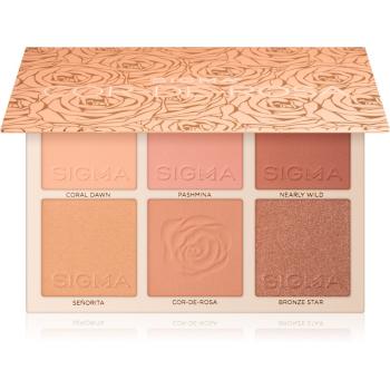 Sigma Beauty Cor-de-Rosa Blush Palette paleta fard de obraz 25,05 g