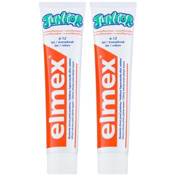 Elmex Junior 6-12 Years Pasta de dinti pentru copii. 2 x 75 ml