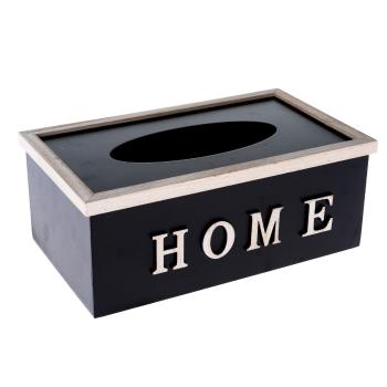 Cutie de lemn pentru batiste HOME, 27 x 10,5 x 16 cm