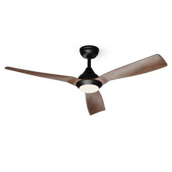 Klarstein Fiji Flow 2 în 1 Smart, ventilator de tavan, Ø 132 cm, lumină LED reglabilă, telecomandă, control prin aplicație, funcționare în două direcții