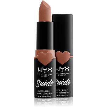 NYX Professional Makeup Suede Matte  Lipstick ruj mat culoare 01 Fetish 3.5 g