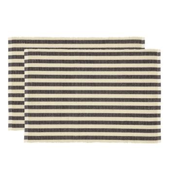 Suport pentru farfurii 2 buc. din material textil 33x48 cm Statement Stripe – Södahl