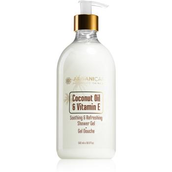Arganicare Coconut Oil & Vitamin E gel de dus relaxant 500 ml