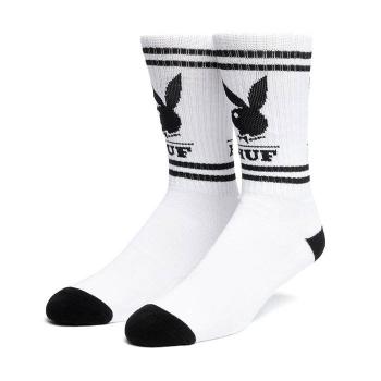 HUF x Playboy Crew Sock SK00580 WHITE