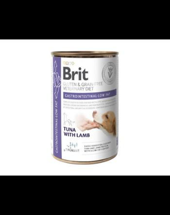 BRIT Grain Free Veterinary Diets Gastrointestinal Low Fat 400 g Hrana umeda pentru caini cu tulburari gastrointestinale