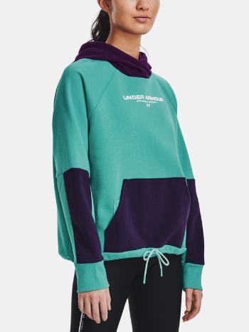 Under Armour Rival + Fleece Hoodie Hanorac Verde