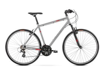 Bicicleta de Trekking pentru barbati Romet Orkan M Grafit/Rosu 2022