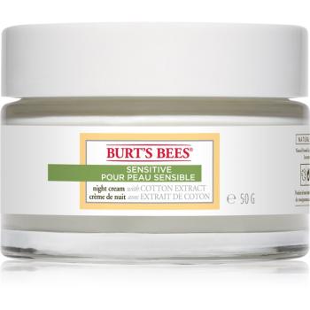 Burt’s Bees Sensitive crema hidratanta de noapte pentru piele sensibilă 50 g