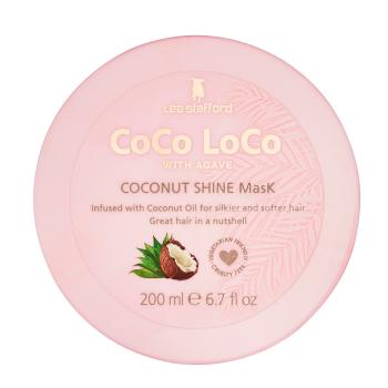 Lee Stafford Mască cremoasă nutritivă pentru strălucirea părului CoCo LoCo Agave (Coconut Shine Mask) 200 ml