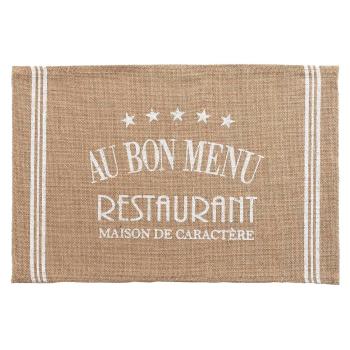 Suport pentru farfurii din iută 30x45 cm Diner – douceur d'intérieur