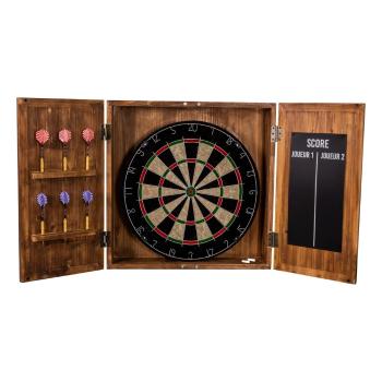 Set de darts în cutie de lemn Antic Line