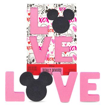 Mad Beauty Bombă de baie efervescentă Minnie Mickey Totally Devoted Love (Bath Fizzers) 4 x 60 g