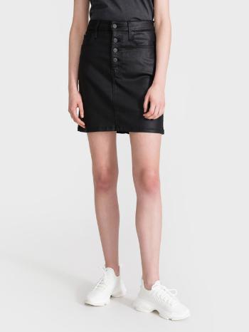 Calvin Klein Jeans High Rise Mini Fustă Negru