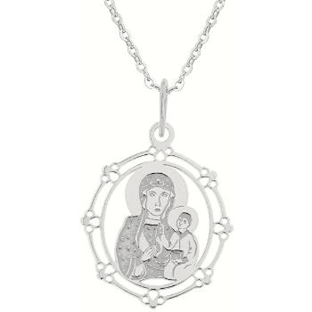 Praqia Jewellery Colier din argint Credință și dragoste KO0867_BR030_43-7 (lanț,pandantiv)
