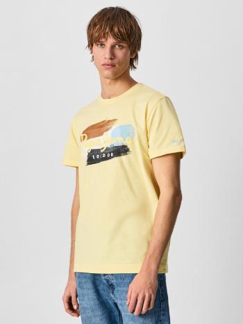 Pepe Jeans Aegir Tricou Galben