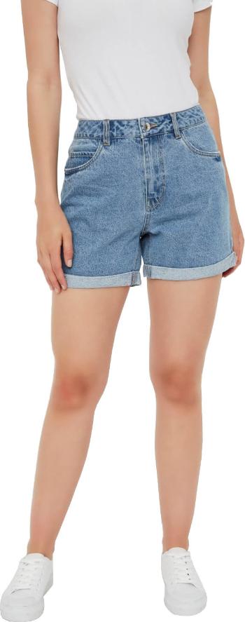 Vero Moda Șorturi pentru femei VMNINETEEN HR LOOSE SHORTS MIX NOOS Light Blue Denim S