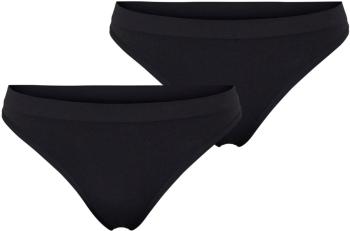 Pieces 2 PACK - tanga pentru femei PCSYMMI 17115845 Black M / L