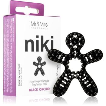 Mr & Mrs Fragrance Niki Black Orchid parfum pentru masina rezervă 1 buc