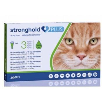 Stronghold Plus Pisica 60 mg, 5-10 kg, 1 ml, 3 pipete