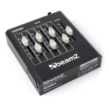 Beamz DMX60, controler de efecte de lumini cu 6 canale DMX, XLR