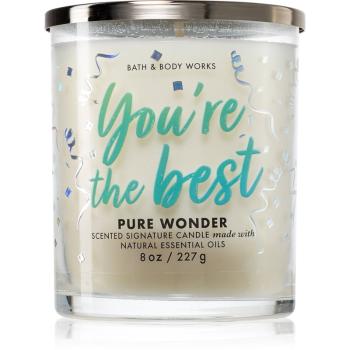 Bath & Body Works Pure Wonder lumânare parfumată 227 g