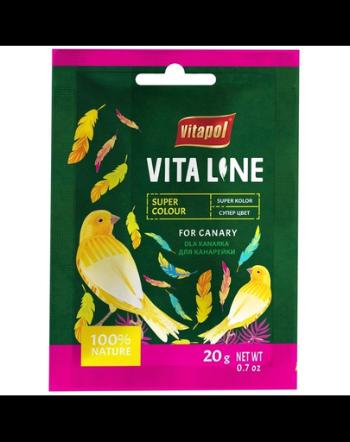 VITAPOL Vitaline Hrana complementara canari, pentru culoare 20 g