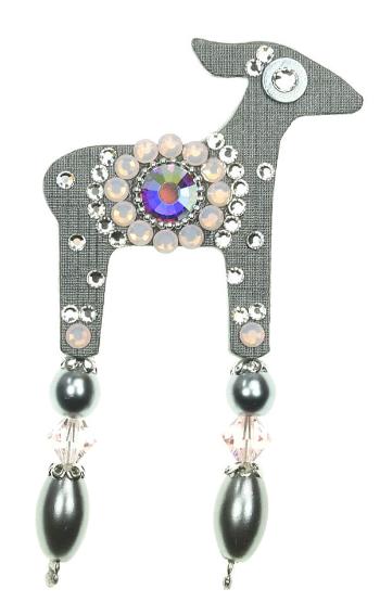 Deers Brosă mini Cerb Sara - Swarovski® Elements