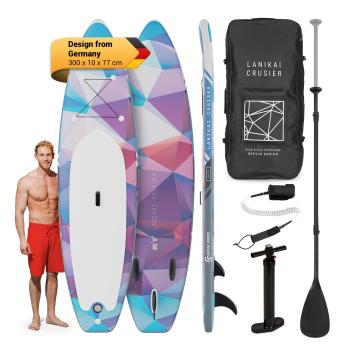 Capital Sports Lanikai Cruiser 9.8, paddleboard gonflabil, set cu placă SUP, 305 × 77 × 10