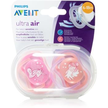 Philips Avent Soother Ultra Air 6-18 m suzetă Mix Girl 2 buc