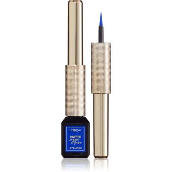 L’Oréal Paris Superliner Matte Signature eyeliner culoare 02 Blue Signature