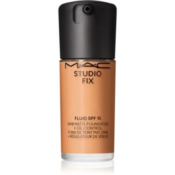 MAC Cosmetics Studio Fix Fluid SPF 15 24HR Matte Foundation + Oil Control machiaj cu efect matifiant SPF 15 culoare NC42 30 ml