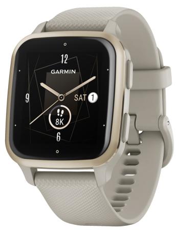 Garmin Venu Sq 2 Music Edition - Cream Gold/French Gray 010-02700-12